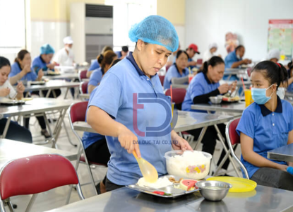 Cung cấp suất ăn công nghiệp Tân Uyên Bình Dương