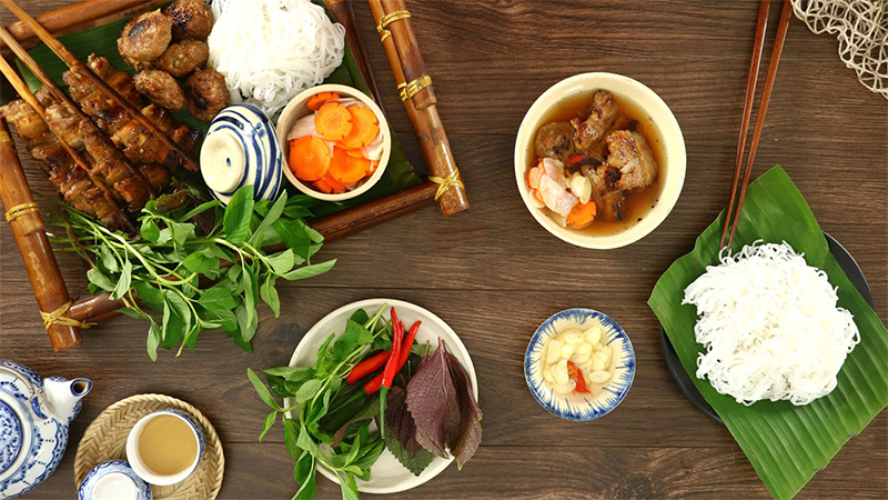 Thực đơn bún chả trong văn hóa ẩm thực Việt Nam