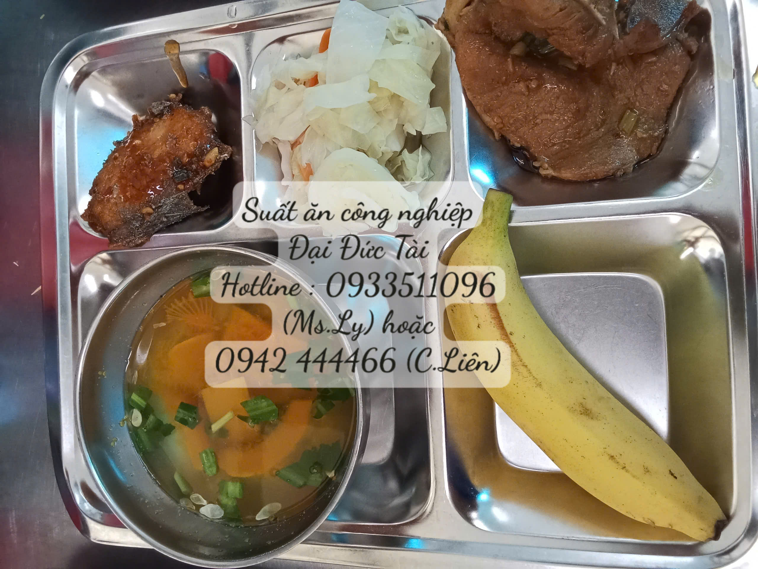 Thực đơn suất ăn công nghiệp 25k